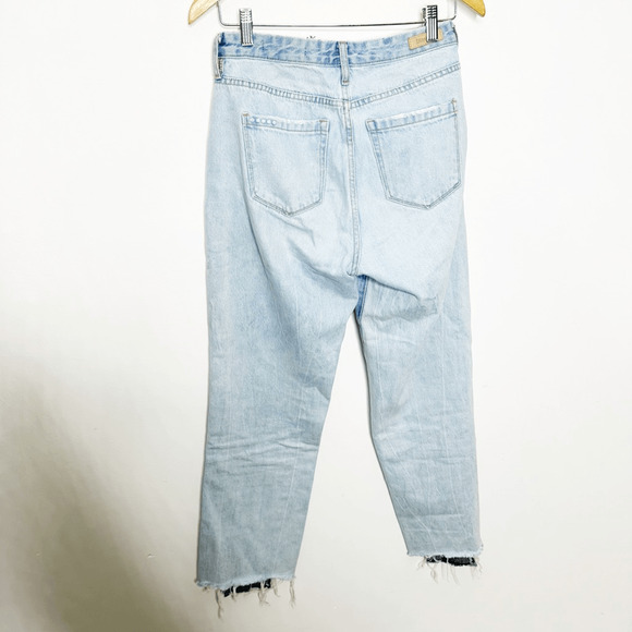 BLANKNYC THE HOWARD Mid Rise Loose Fit Fare Warning Patchwork womens size 26 - Picture 6 of 7